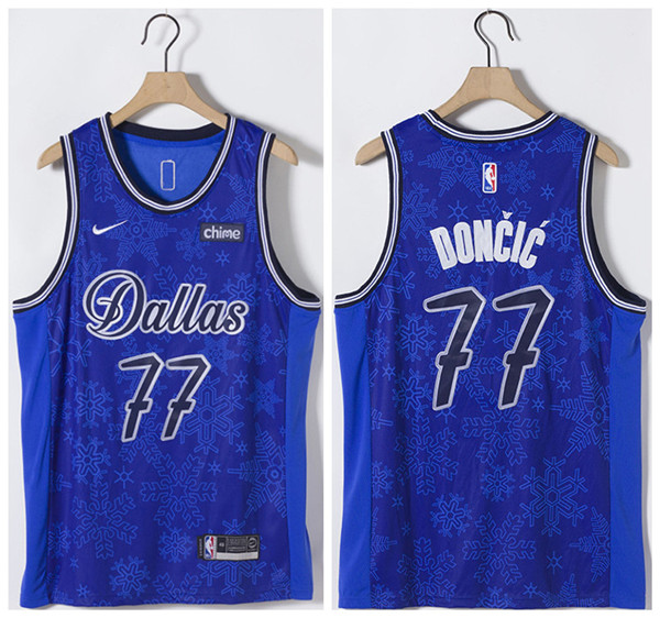 Youth Dallas Mavericks #77 Luka Doncic Blue Stitched Jersey Youth Dallas Mavericks #77 Luka Doncic Blue Stitched Jersey