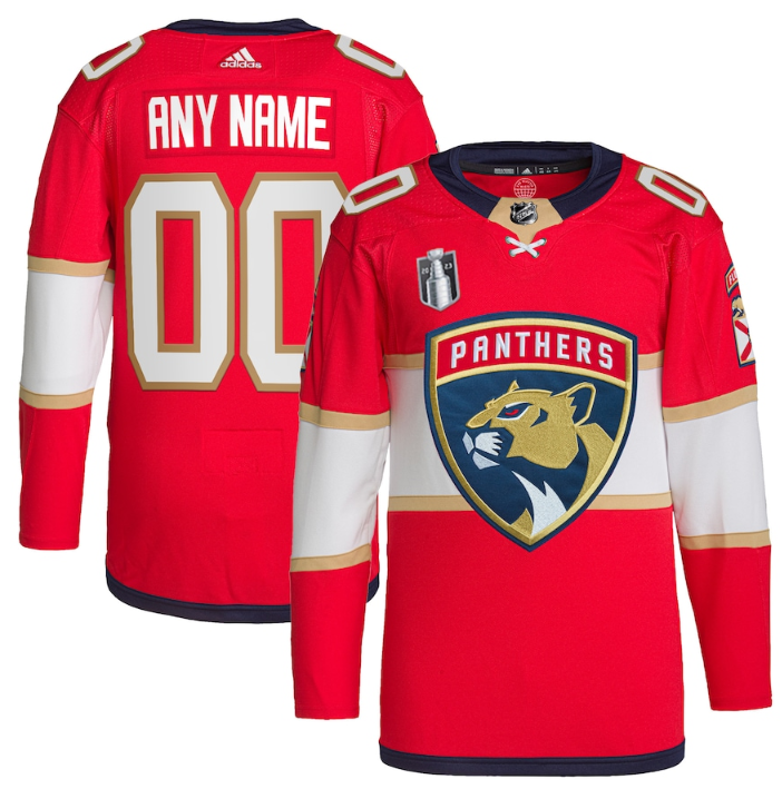 Men's Florida Panthers Active Player Custom Red 2023 Stanley Cup Final Stitched Jersey Men's Florida Panthers Active Player Custom Red 2023 Stanley Cup Final Stitched Jersey