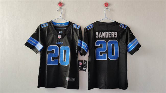 Women's Detroit Lions #20 Barry Sanders Black Vapor Stitched Jersey(Run Smaller) Women's Detroit Lions #20 Barry Sanders Black Vapor Stitched Jersey(Run Smaller)