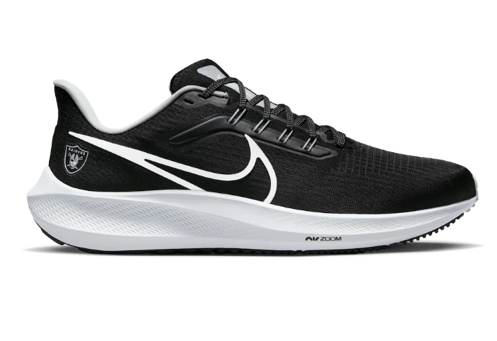 Men's Las Vegas Raiders Black Zoom Pegasus 39 Running Shoes 001 Men's Las Vegas Raiders Black Zoom Pegasus 39 Running Shoes 001