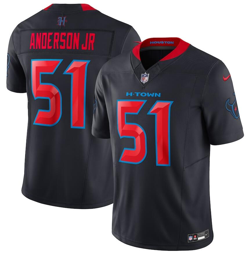 Youth Houston Texans #51 Will Anderson Jr. Navy 2024 2nd Alternate F.U.S.E Vapor Stitched Football Jersey Youth Houston Texans #51 Will Anderson Jr. Navy 2024 2nd Alternate F.U.S.E Vapor Stitched Football Jersey