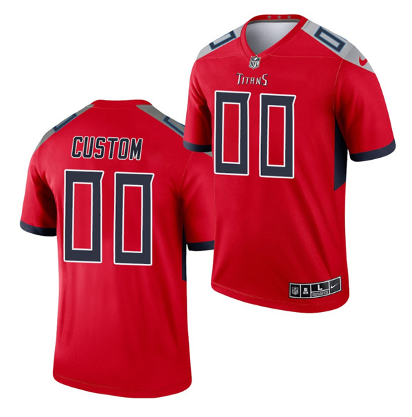 Toddlers Tennessee Titans ACTIVE PLAYER Custom Red Inverted Legend Stitched Football Jersey Toddlers Tennessee Titans ACTIVE PLAYER Custom Red Inverted Legend Stitched Football Jersey