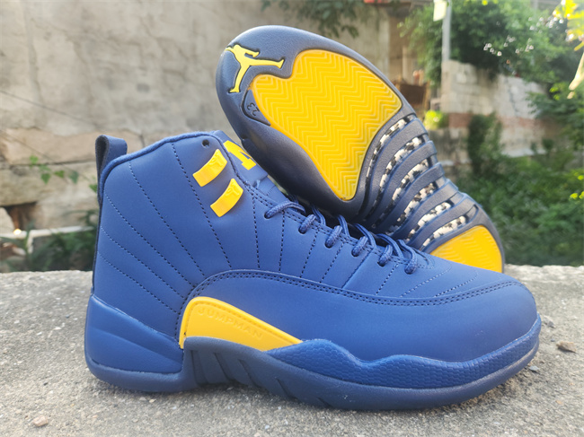 Men's Running weapon Air Jordan 12 Royal Shoes 095