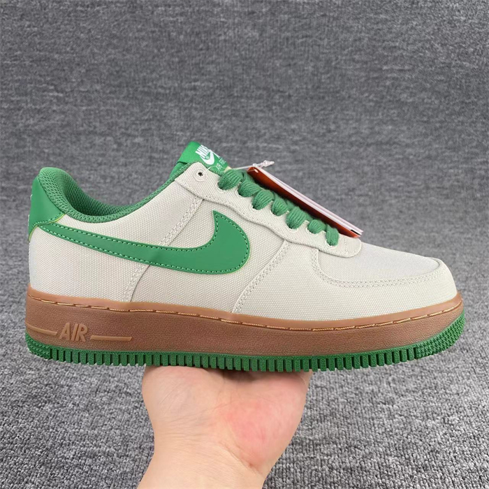 Men's Air Force 1 Low Cream/Green Shoes Top  0339