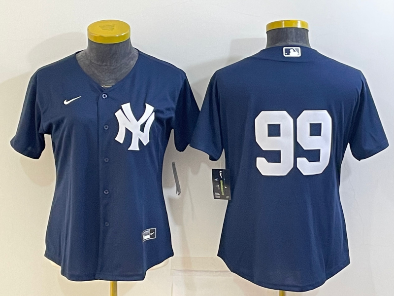Youth New York Yankees #99 Aaron Judge Navy Stitched Baseball Jersey